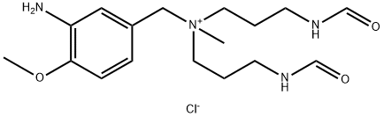 (3-amino-4-methoxybenzyl)bis[3-(formylamino)propyl]methylammonium chloride