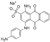 sodium 1-amino-4-[(4-aminophenyl)amino]-9,10-dihydro-9,10-dioxoanthracene-2-sulphonate