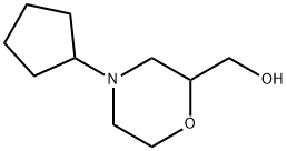 2-Morpholinemethanol,4-cyclopentyl-(9CI)