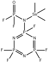 2-[(Difluorophosphinyl)(trimethylstannyl)amino]-2,4,4,6,6-pentafluoro-2,2,4,4,6,6-hexahydro-1,3,5,2,4,6-triazatriphosphorine
