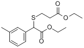 ethyl 3-(2-ethoxy-2-oxo-1-m-tolylethylthio)propanoate