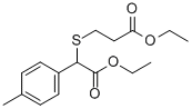 ethyl 3-(2-ethoxy-2-oxo-1-p-tolylethylthio)propanoate