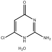 2-氨基-6-氯-4-嘧啶醇水合物