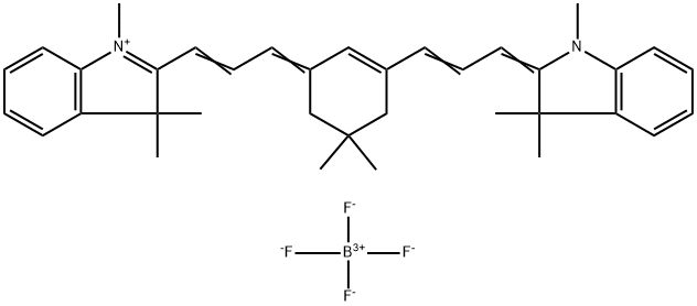 2-((E)-3-(5,5-二甲基-3-[(E)-3-(1,3,3-三甲基-1,3-二氢-2H-吲哚-2-亚基)-1-丙烯基]-2-环己烯-1-亚基)-1-丙烯基)-1,3,3-三甲基-3H-吲哚四氟硼酸盐
