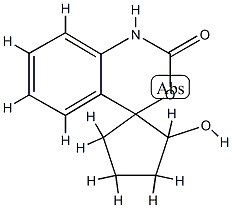 Spiro[4H-3,1-benzoxazine-4,1-cyclopentan]-2(1H)-one, 2-hydroxy- (9CI)