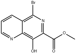 5-溴-8-羟基-1,6-萘啶-7-羧酸甲酯