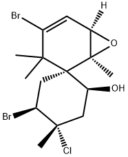 (1R,1'S,6'R)-4',5β-Dibromo-4α-chloro-1',3',3',4-tetramethylspiro[cyclohexane-1,2'-[7]oxabicyclo[4.1.0]hept[4]en]-2β-ol