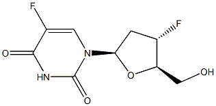 5-fluoro-2',3'-dideoxy-3'-fluorouridine