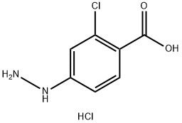 2-氯-4-肼基苯甲酸盐酸盐