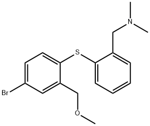 2-[[4-BROMO-2-(METHOXYMETHYL)PHENYL]THIO]-N,N-DIMETHYL