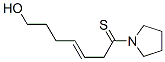 Pyrrolidine,  1-(7-hydroxy-1-thioxo-3-heptenyl)-  (9CI)