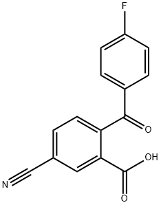 5-Cyano-2-(4-fluorobenzoyl)benzoic Acid