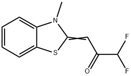 2-Propanone,1,1-difluoro-3-(3-methyl-2(3H)-benzothiazolylidene)-(9CI)