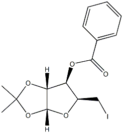 3-O-Benzoyl-5-deoxy-5-iodo-1,2-O-isopropylidene-α-D-xylofuranose