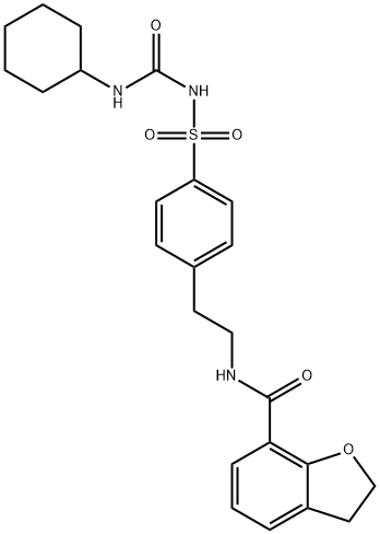 N-[[4-[2-[[(2,3-Dihydrobenzofuran-7-yl)carbonyl]amino]ethyl]phenyl]sulfonyl]-N'-cyclohexylurea