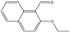 1-Naphthalenecarbothioaldehyde,2-ethoxy-(9CI)