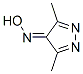 4H-Pyrazol-4-one,3,5-dimethyl-,oxime(9CI)