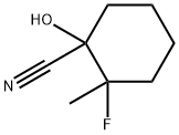 Cyclohexanecarbonitrile, 2-fluoro-1-hydroxy-2-methyl- (9CI)