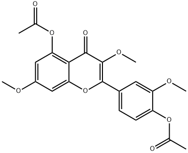 5-(Acetyloxy)-2-[4-(acetyloxy)-3-methoxyphenyl]-3,7-dimethoxy-4H-1-benzopyran-4-one