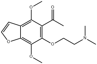 1-[6-[2-(dimethylamino)ethoxy]-4,7-dimethoxy-5-benzofuryl]ethan-1-one