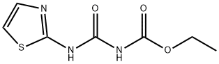 Carbamic  acid,  [(2-thiazolylamino)carbonyl]-,  ethyl  ester  (9CI)