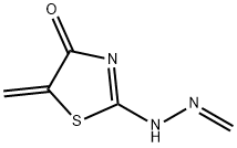 Formaldehyde, (5-methylene-4-oxo-2-thiazolidinylidene)hydrazone (9CI)