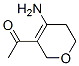 Ethanone, 1-(4-amino-5,6-dihydro-2H-pyran-3-yl)- (9CI)
