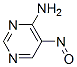 4-Pyrimidinamine, 5-nitroso- (9CI)