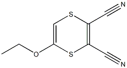 1,4-Dithiin-2,3-dicarbonitrile,5-ethoxy-(9CI)