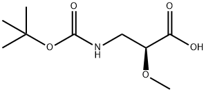 Propanoic acid, 3-[[(1,1-dimethylethoxy)carbonyl]amino]-2-methoxy-, (2S)-