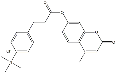 4-methylumbelliferyl-4-trimethylammonium cinnamate