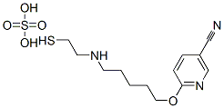 2-[5-(5-Cyano-2-pyridyloxy)pentyl]aminoethanethiol sulfate