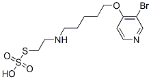 Thiosulfuric acid S-[2-[[5-[(3-bromo-4-pyridyl)oxy]pentyl]amino]ethyl] ester