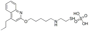 2-[5-(4-Propyl-2-quinolyloxy)pentyl]aminoethanethiol sulfate