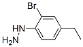 Hydrazine, (2-bromo-4-ethylphenyl)- (9CI)