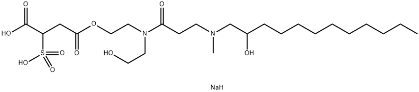 disodium 4-[2-[[3-[(2-hydroxydodecyl)methylamino]-1-oxopropyl](2-hydroxyethyl)amino]ethyl] 2-sulphonatosuccinate