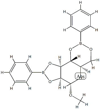 Methyl 2-O,3-O:4-O,6-O-bis(phenylboranediyl)-α-D-mannopyranoside