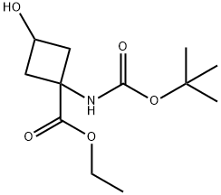 ethyl 1-{[(tert-butyloxy)carbonyl]amino}-3-hydroxycyclobutane-1-carboxylate