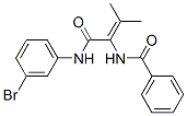 Benzamide, N-[1-[[(3-bromophenyl)amino]carbonyl]-2-methyl-1-propenyl]- (9CI)