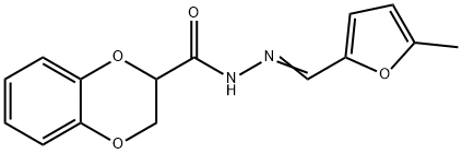 N'-[(5-methyl-2-furyl)methylene]-2,3-dihydro-1,4-benzodioxine-2-carbohydrazide