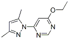 Pyrimidine, 4-(3,5-dimethyl-1H-pyrazol-1-yl)-6-ethoxy- (9CI)