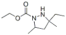 1-Pyrazolidinecarboxylicacid,3-ethyl-3,5-dimethyl-,ethylester(9CI)