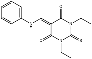 1,3-Diethyldihydro-5-[(phenylamino)methylene]-2-thioxo-4,6(1H,5H)-pyrimidinedione