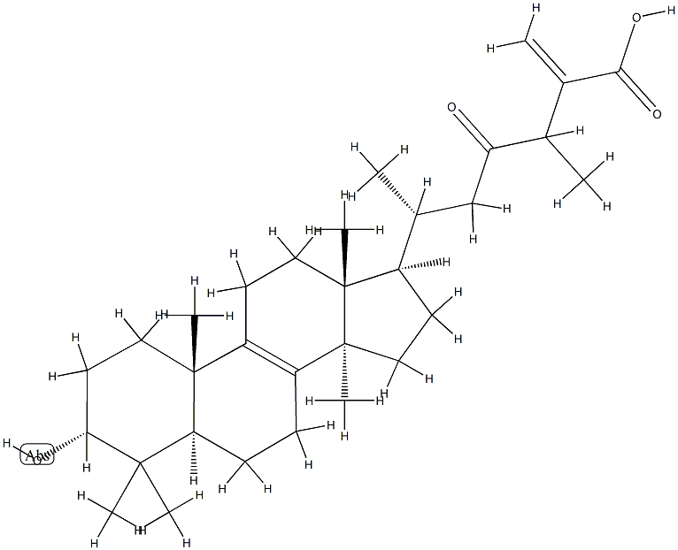 3α-Hydroxy-24-methyl-23-oxo-5α-lanosta-8,25(27)-dien-26-oic acid