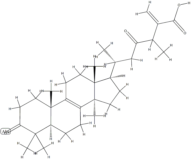 24-Methyl-3,23-dioxo-5α-lanosta-8,25(27)-dien-26-oic acid