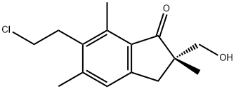 (S)-6-(2-Chloroethyl)-2,3-dihydro-2-hydroxymethyl-2,5,7-trimethyl-1H-inden-1-one