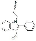 3-formyl-2-phenyl-1H-indole-1-propiononitrile