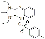 1,3-diethyl-2-methyl-1H-imidazo[4,5-b]quinoxalinium toluene-p-sulphonate
