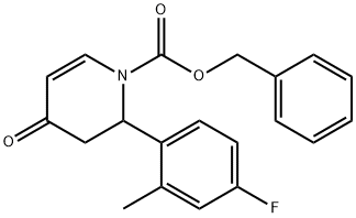1-(苄氧基羰基)-2-(4-氟-2-甲基苯基)-2,3-二氢-4-吡啶酮