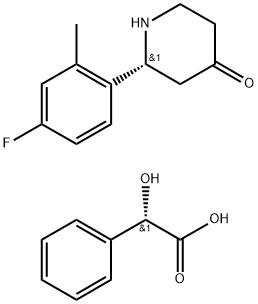 2-(4-氟-2-甲基苯基) 哌啶-4-酮-2-羟基-2-苯基乙酸酯